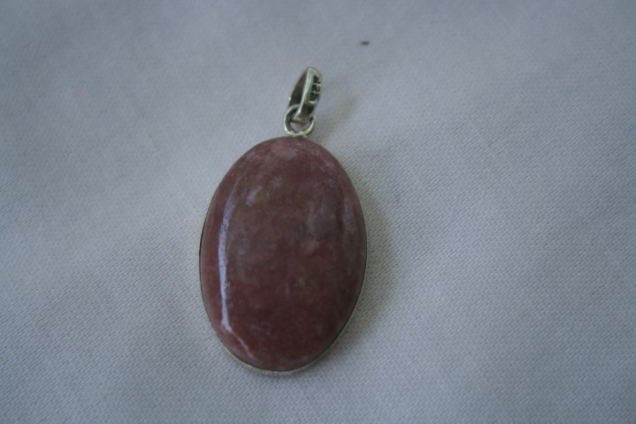 Natural Rhodochrosite Pendant Emotional healing, recovery of lost memories and forgotten gifts, self-love, compassion 4449